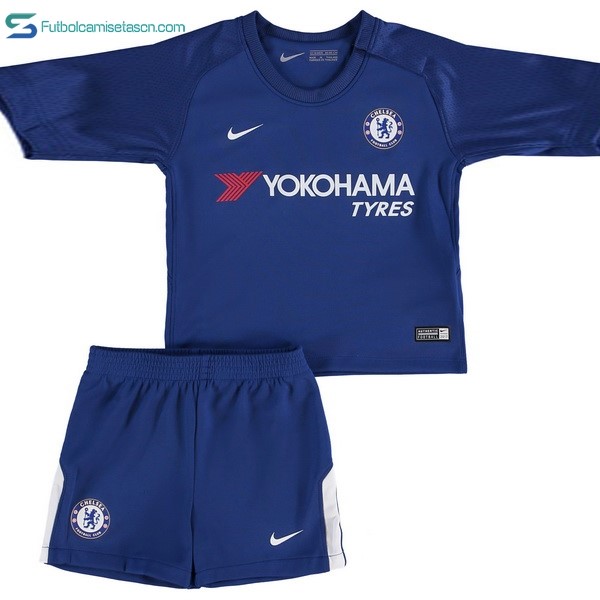 Camiseta Chelsea 1ª ML Niños 2017/18